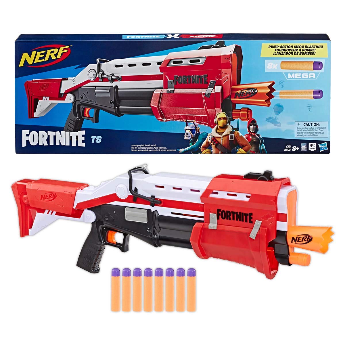 

Hasbro Nerf Fortnite TS Mega Series реплика бластера Fortnite подлинный E6159