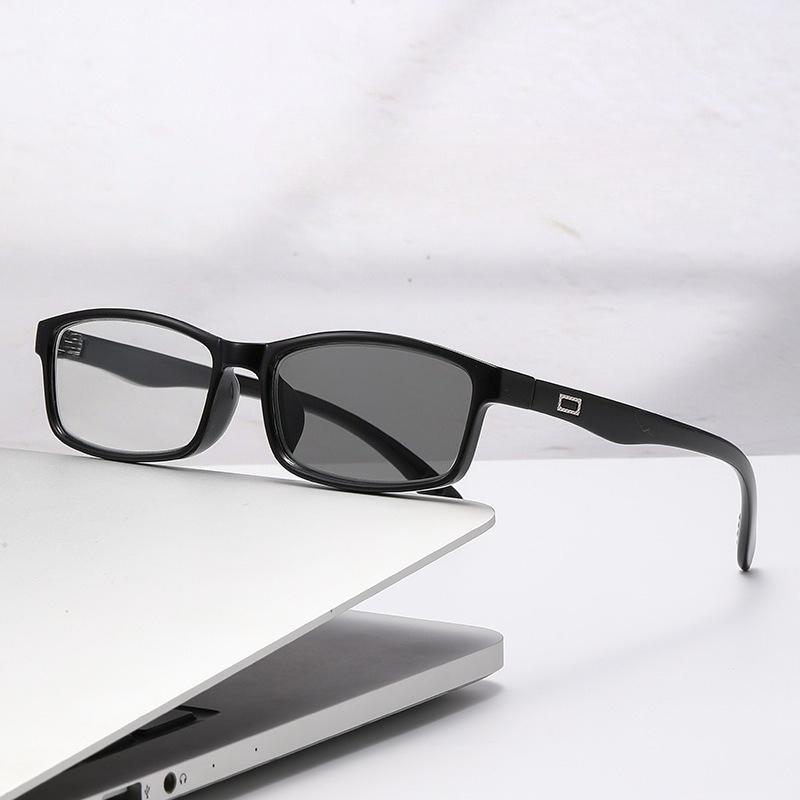 

Мультифокальные фотохромные очки для чтения, Модные и универсальные, Очки с защитой от синего света для использования как вблизи, так и вдаль 0 чёрный