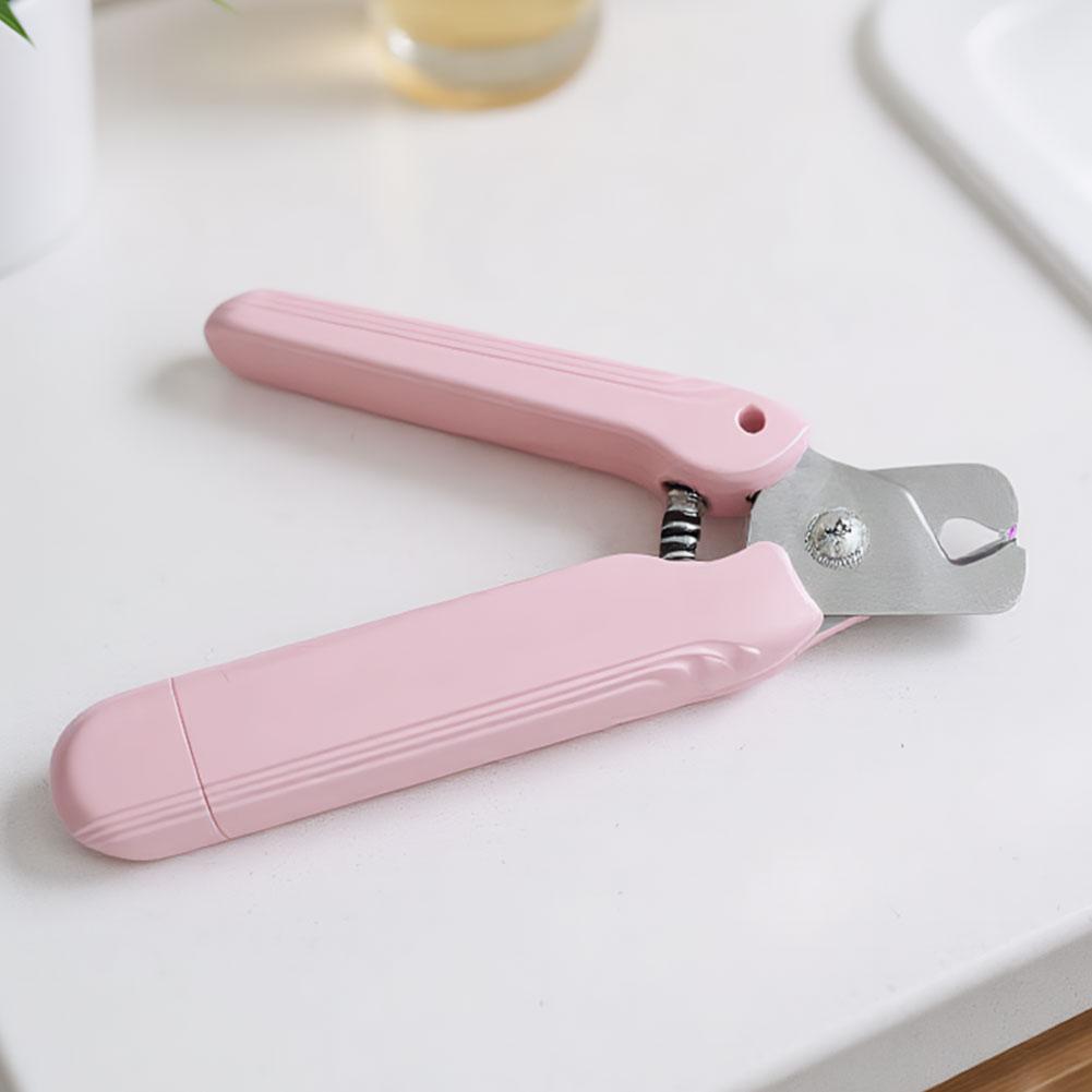 2 In 1 Electric Nail Clippers Stainless Steel Universal Nail Cutter Anti Splash Pet Claw Grooming Scissors for Cat/Dog
