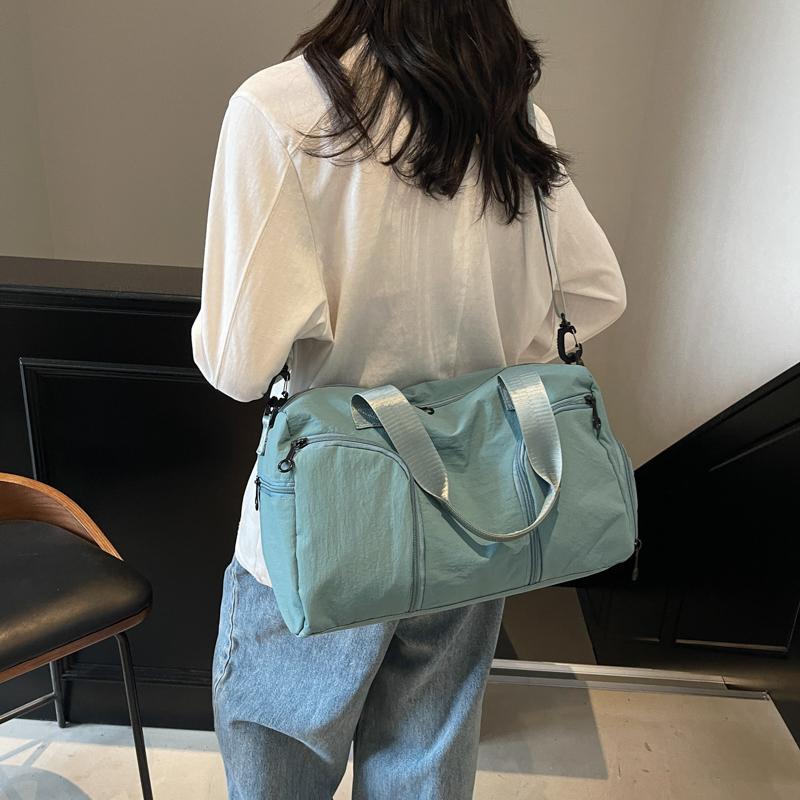 Short Distance Travel Bag Women's Large Capacity Handbag Men's Sports Bag Dry And Wet Separate Duffel Bag