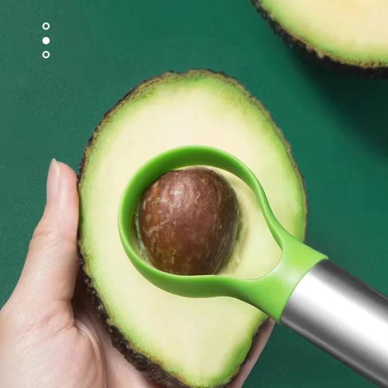 1PC Fruit Cutting Avocado Knife Gadget Stainless Steel Cutters Kitchen Gadgets All for Kitchen and Home Dragon Fruit Slices