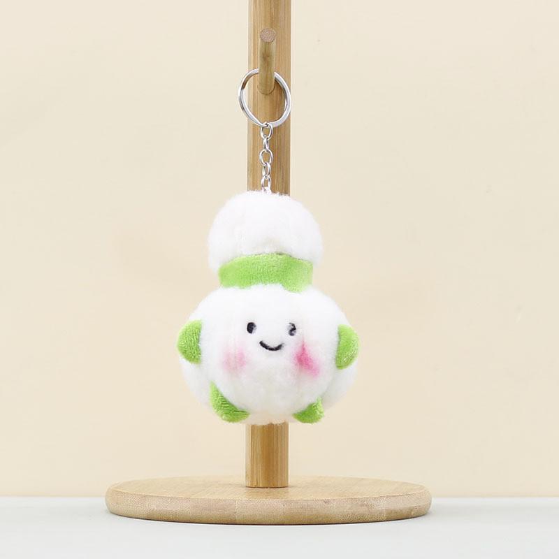 

Garlic Cute Plush Keychain Plushie Toy With Pp Cotton Filling For Decor Bag