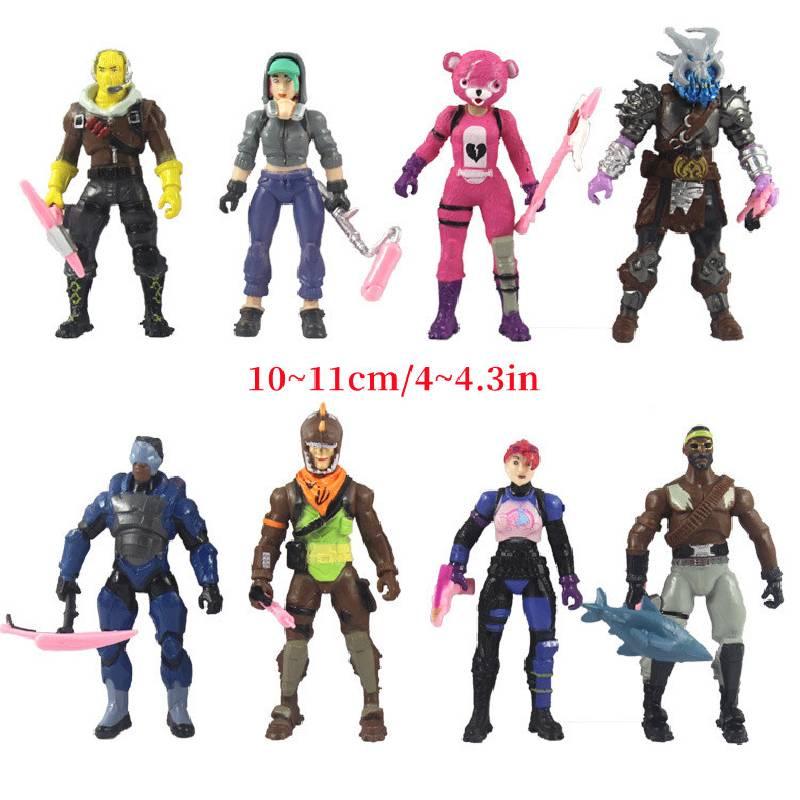 Doll 8pcs Figure Armed Children Birthday Christmas Gift Ornaments Cake