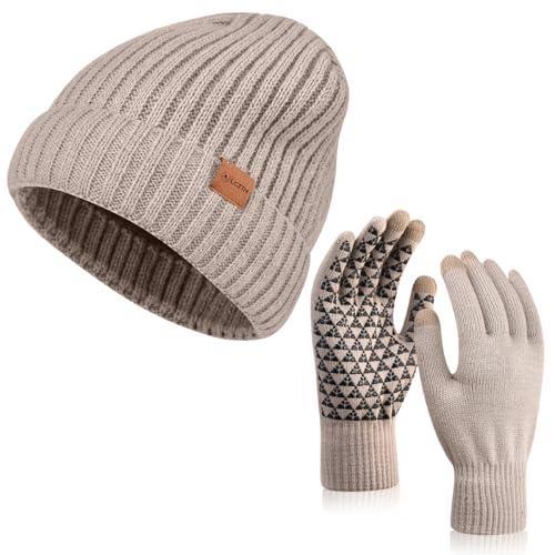Mary W 77167 winter hat and gloves set winter hat and gloves