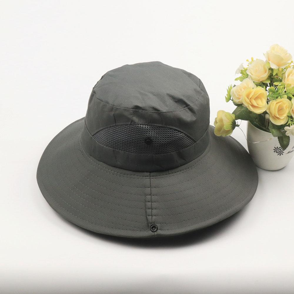 Washed Outdoor Fishing Hat For Men S Breathable Sunshade Wide Brim Sun Hat Foldable Outdoor Hiking Camping Fisherman Caps