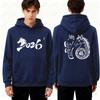 2026 Traditional Chinese New Year Lunar Horse Zodiac Unisex Hoodie 2Sided Print Long Sleeve New Year Celebration Gift Sweatshirt