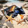 Custom Name Personalized How to Train Your Dragon Print Beach Towel, for Trip Camping Beach Party Home Decor, Birthday Gift for Family & Friends