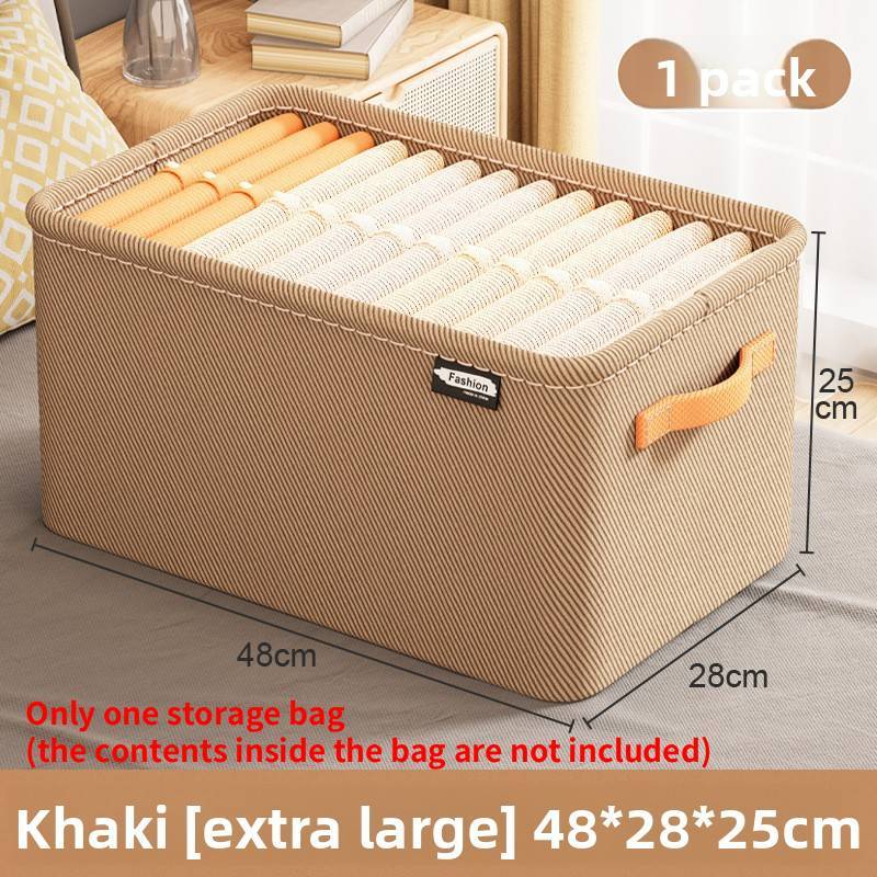 Clothes Storage Bin With Foldable Design For Bedroom Organizing And Home Storage