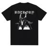 Harajuku Round Neck Summer Graphic Tees Streetwear New Fashion Women/Men's 3D Print Bathory Band Short Sleeve T Shirts