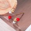 Christmas Red Foam Cherry Ornaments - Small Decorative Berries
