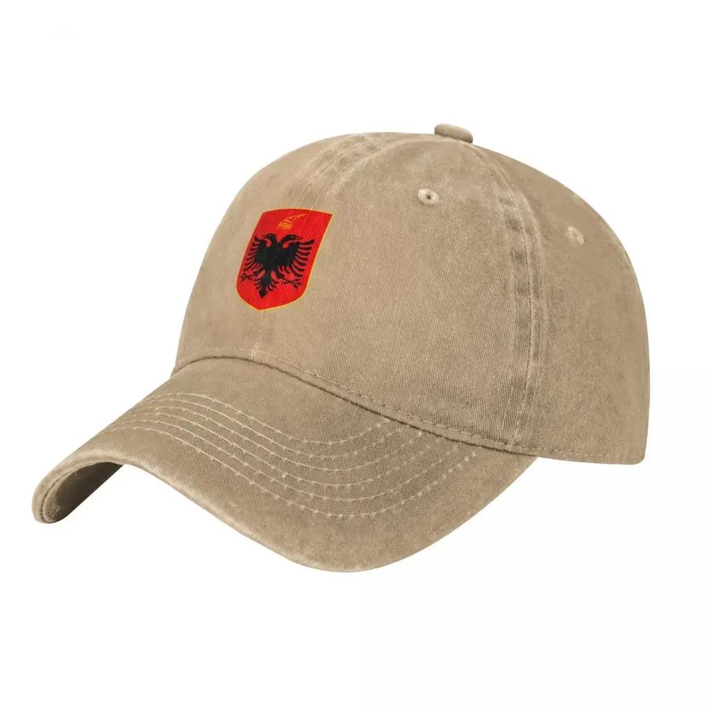 Coat of arms of Albania Baseball Cap F Custom Cap Sun Hat For Children golf hat genuine Unisex Luxury Brand Womens