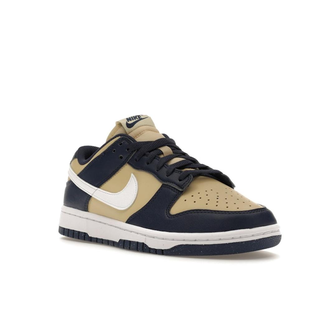 Nike  Dunk Low Next Nature Navy Gold Women Sneakers Blue Midnight-Navy White DD1873-401