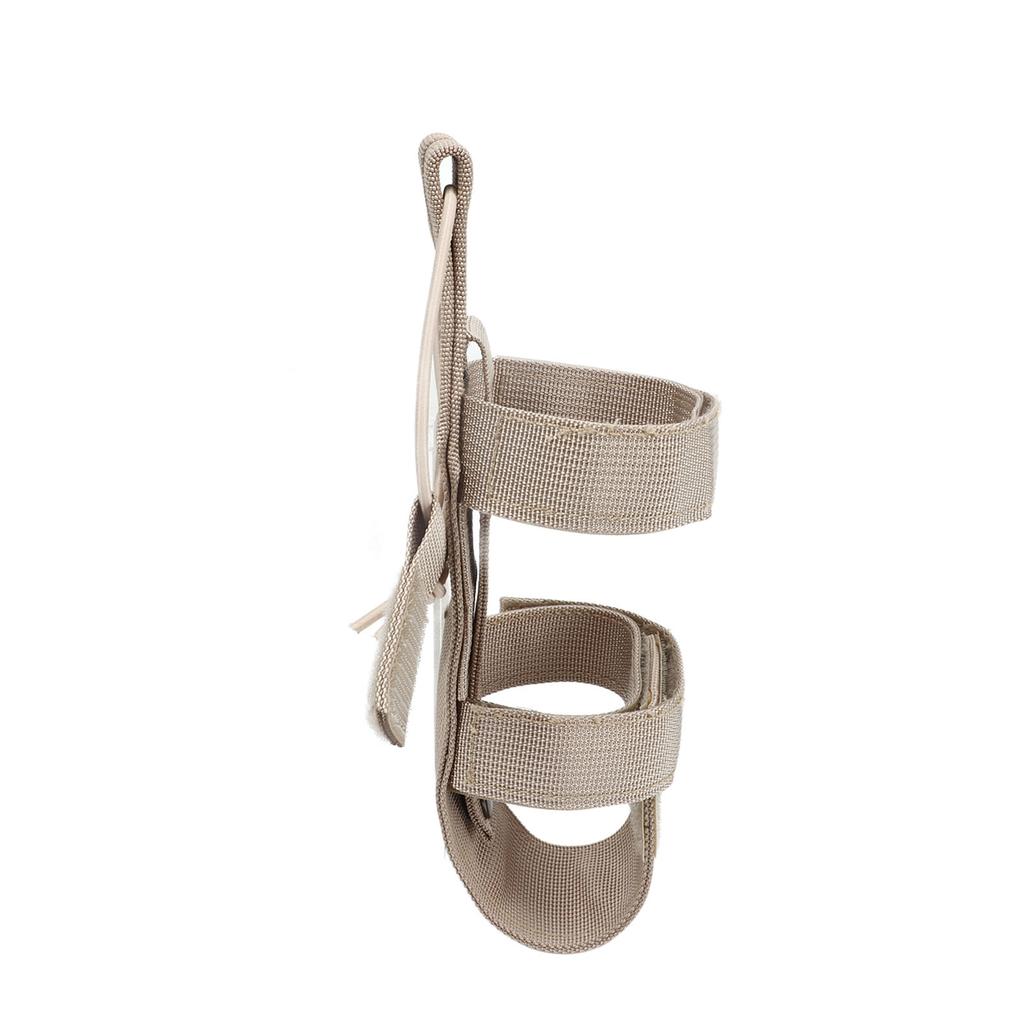Water Bottle Carrier Camping Hiking Water Bottle Holder Outdoor Adjustable Webbing Kettle Cover Khaki