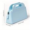 Silicone Cosmetic Bag for Women Portable Storage Bag Zipper Closure Handbag Travel Toiletries Organizer Makeup Bag Hand-held