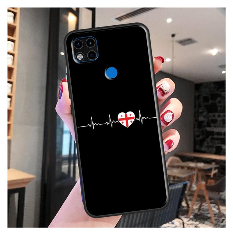 Georgia Flagge Für Xiaomi Redmi Hinweis 11 Pro Telefon Fall Für Redmi 9T 9A 9C 9S 10S Hinweis 9 10 Pro Zurück Abdeckung