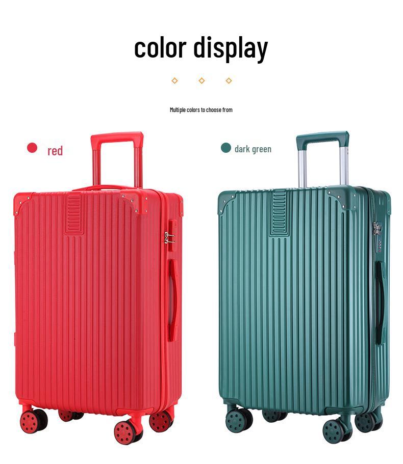 20" ABS Universal Wheel Zipper Suitcase with Combination Lock - 4-Piece Carry-on Set