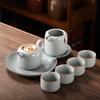 Ceramic Ru kiln kung fu tea set set, bank company holiday cultural and creative gift, can be made into Ru kiln tea sets