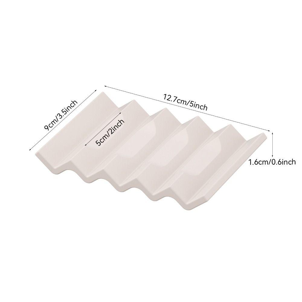 Quick Dry Silicone Soap Dish Wave Drainage Soap Rack Premium Soft Soap Pad Bathroom Sink