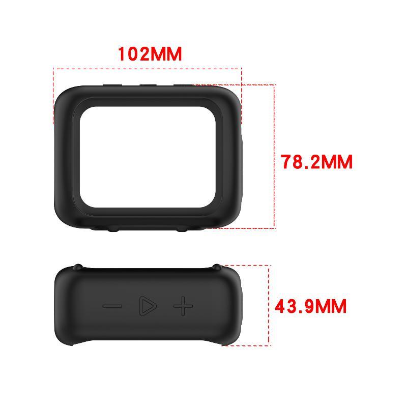 Durable Silicone Protective Case for Portable Bluetooth Speaker Shockproof Anti-Scratch Non-Slip Cover for Hiking Use
