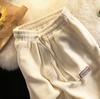 Casual Sports Pants Thick Fleece Warm Sweatpants Baggy Joggers Trousers