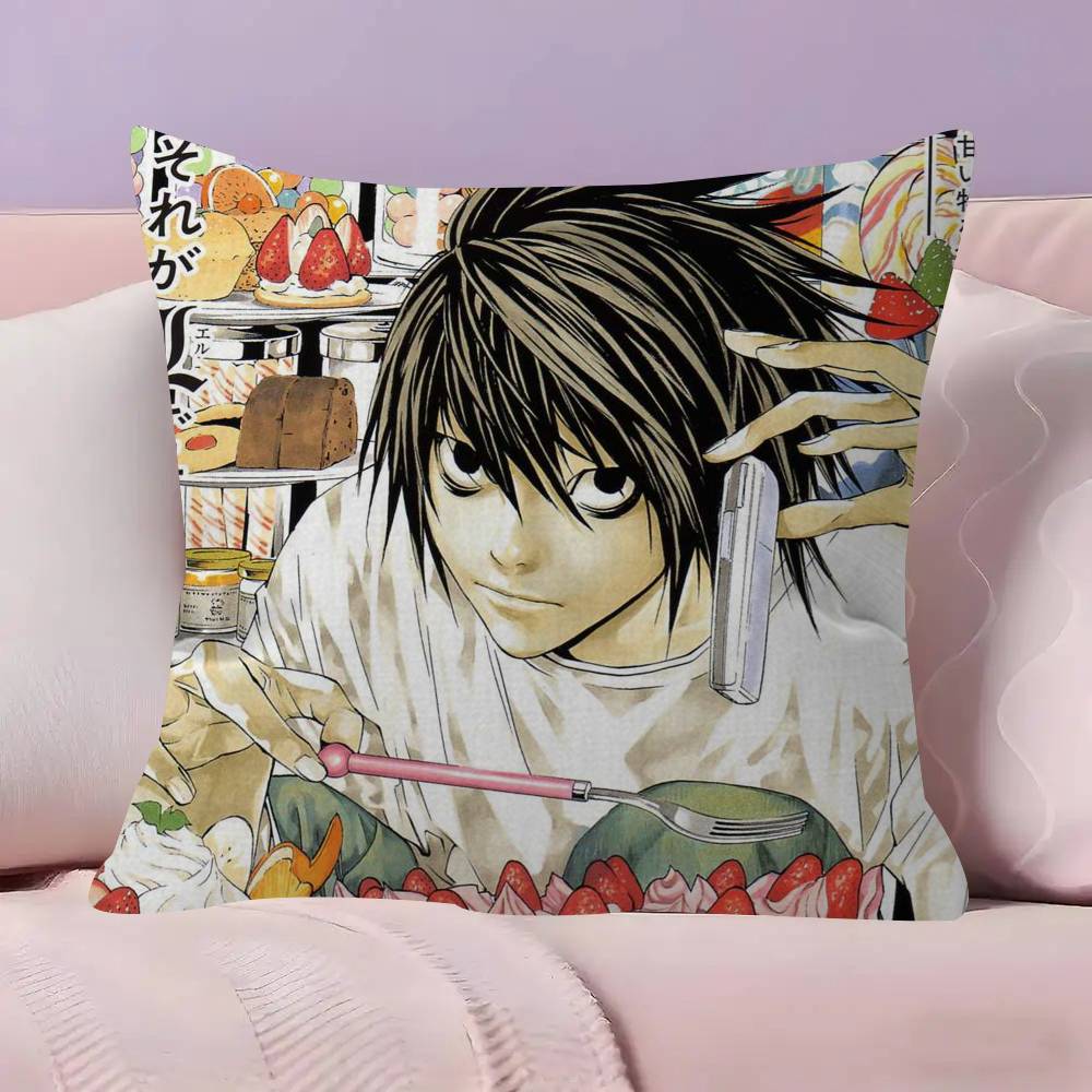Anime Death Note hororr Maple Design Cushion Cover Happy Autumn Harvest decor Holiday Decorati Pillow Cover