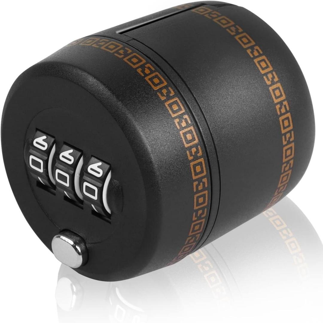 

Reusable Wine Bottle Lock Keep Plastic 3Digit Small Password Lock for Home Wine Stopper Vacuum Stopper Device Furniture Hardware чёрный