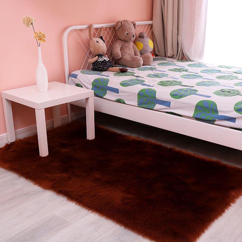 Li Shen Fluffy Plush Area Rug 100x180 cm
