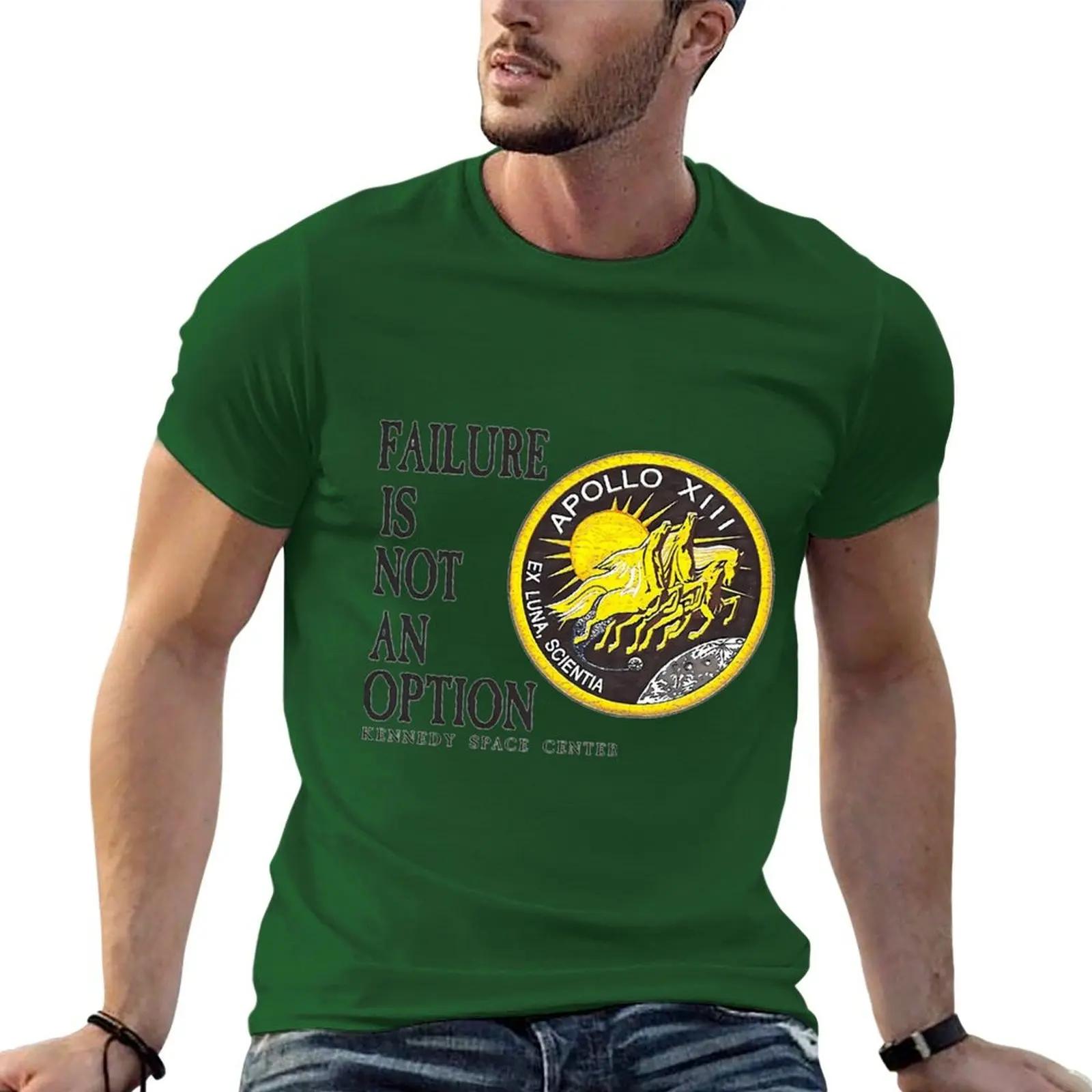 

Apollo 11 - Failure is not an option \t T-Shirt anime plus size clothes summer clothes heavy weight t shirts for men 4XL
