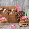 Glittering Miniature Cowboy Hat Bottle Toppers Perfect For Western Themed Parties and Celebration Embellishment
