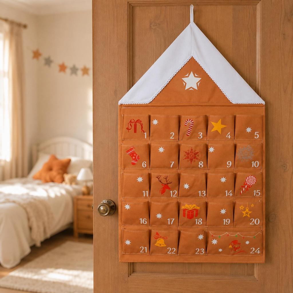 Door-Hanging Christmas Storage Holder Space-Saving for Living Room, Entryway