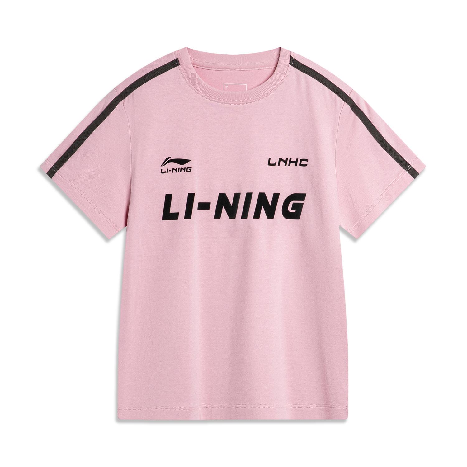 Женская свободная футболка Li-Ning с быстрым высыханием, охлаждающая, антибактериальная, топ AHSWC34-3 S