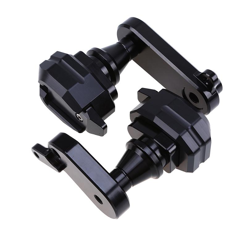 Black/Gold Motorcycle Frame Sliders Anti Crash Protect Pads Fit For Kawasaki ZX6R 2009 2010 2011 2012
