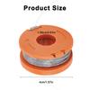 Trimmer Line Spool 2.5m for SPARE GO Compatible with For Argos MCT1825 MCT2X1825 and MET2523 Garden Trimmer Units