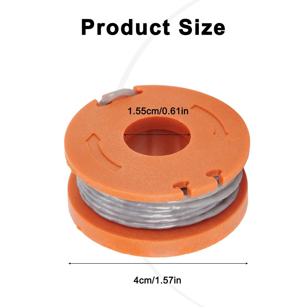 Trimmer Line Spool 2.5m for SPARE GO Compatible with For Argos MCT1825 MCT2X1825 and MET2523 Garden Trimmer Units