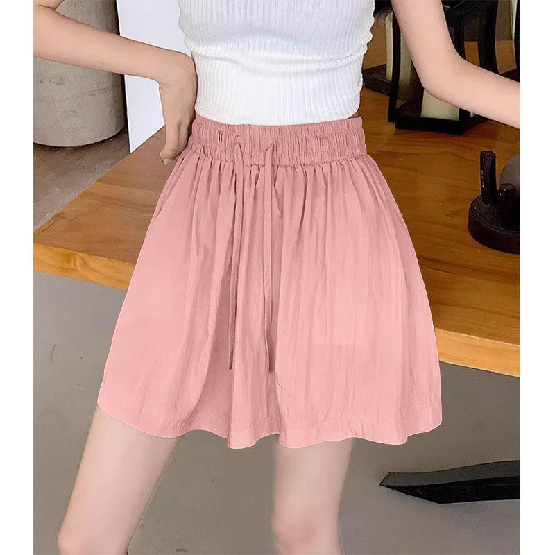 

Ice Silk Women s High-Waist Loose Fit Sports Shorts - Summer Two-Piece Set 3XL: 145-160 jin