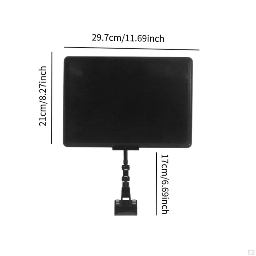 Price Tags and Sign Clip Merchandise Holder Durability Professional Promotional Stand