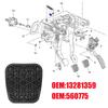 2pcs Brake Clutch Rubber Pedal Antislip Foot Pad Protector Cover for Opel Vauxhall Astra J Vectra B Insignia Zafira Holden