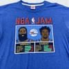 PHILADELPHIA 76ERS NBA JAM HOMAGE T-Shirt LARGE Sixers Basketball Harden Embiid