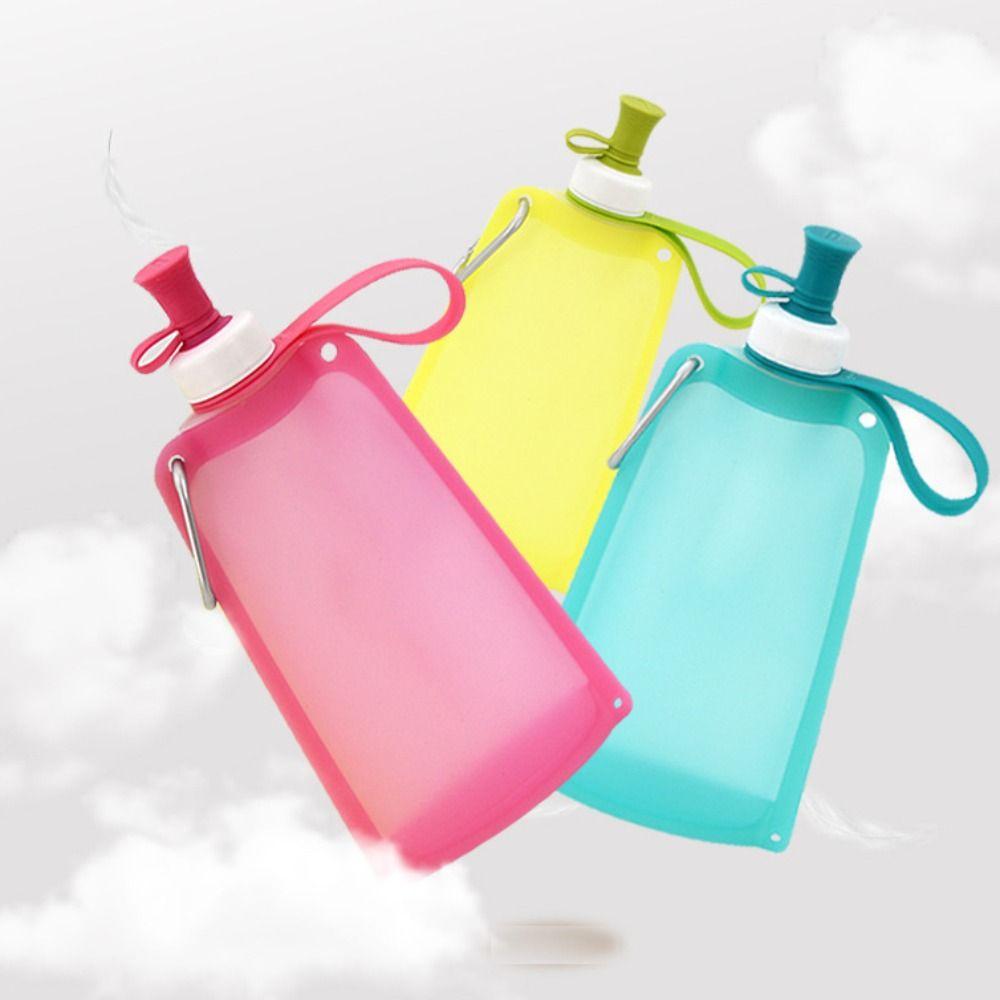 High Temperature Resistant Folding Water Cup 550ml Sports Kettle Travel Hiking