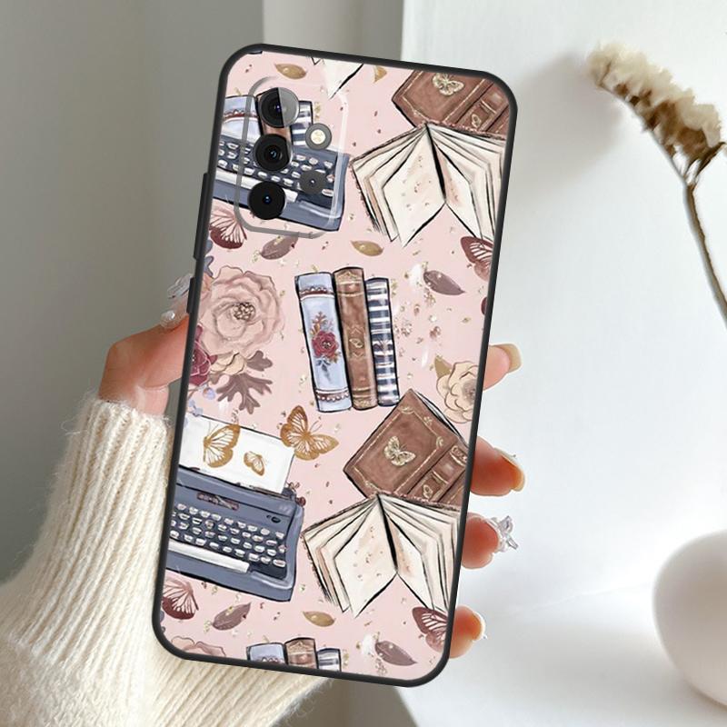 

Library Bookish Case For Samsung Galaxy A55 A15 A35 A56 A06 A16 A26 A36 A32 A52 A13 A33 A53 A14 A34 A54 A17 Samsung A34 5G