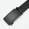 Men's New Belt Automatic Buckle Belt Trousers Belt Black Slim Belt