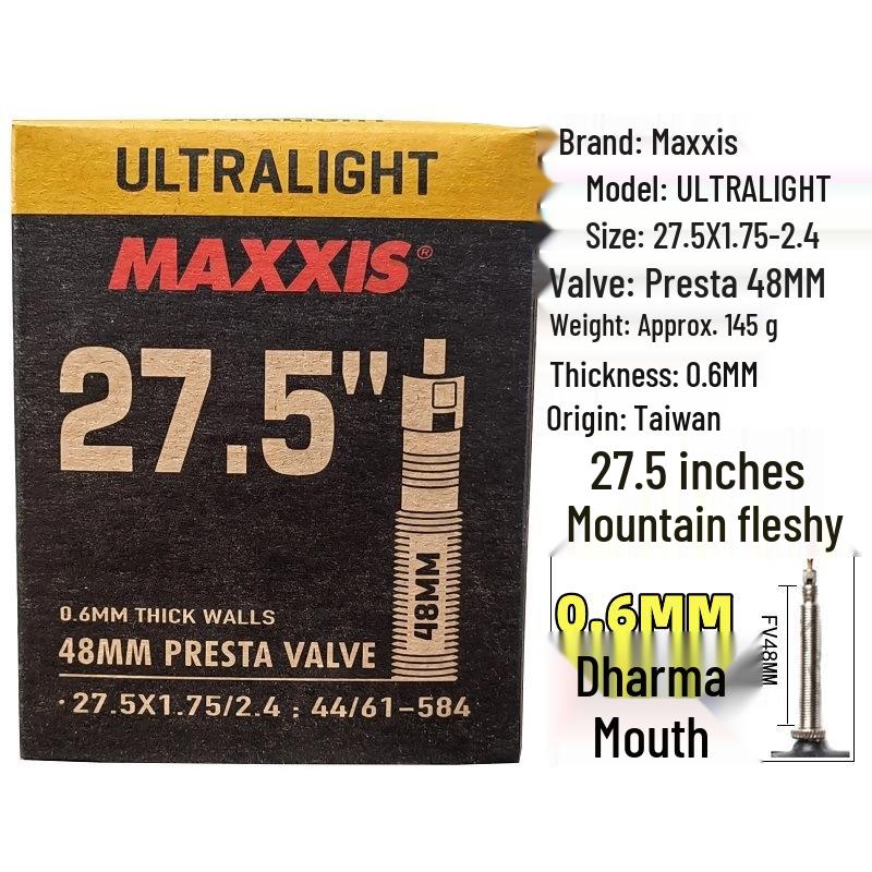 MAXXIS Bicycle Ultra-light Inner Tube for Mountain/Road Bikes: 26", 27.5", 29", 700x23C