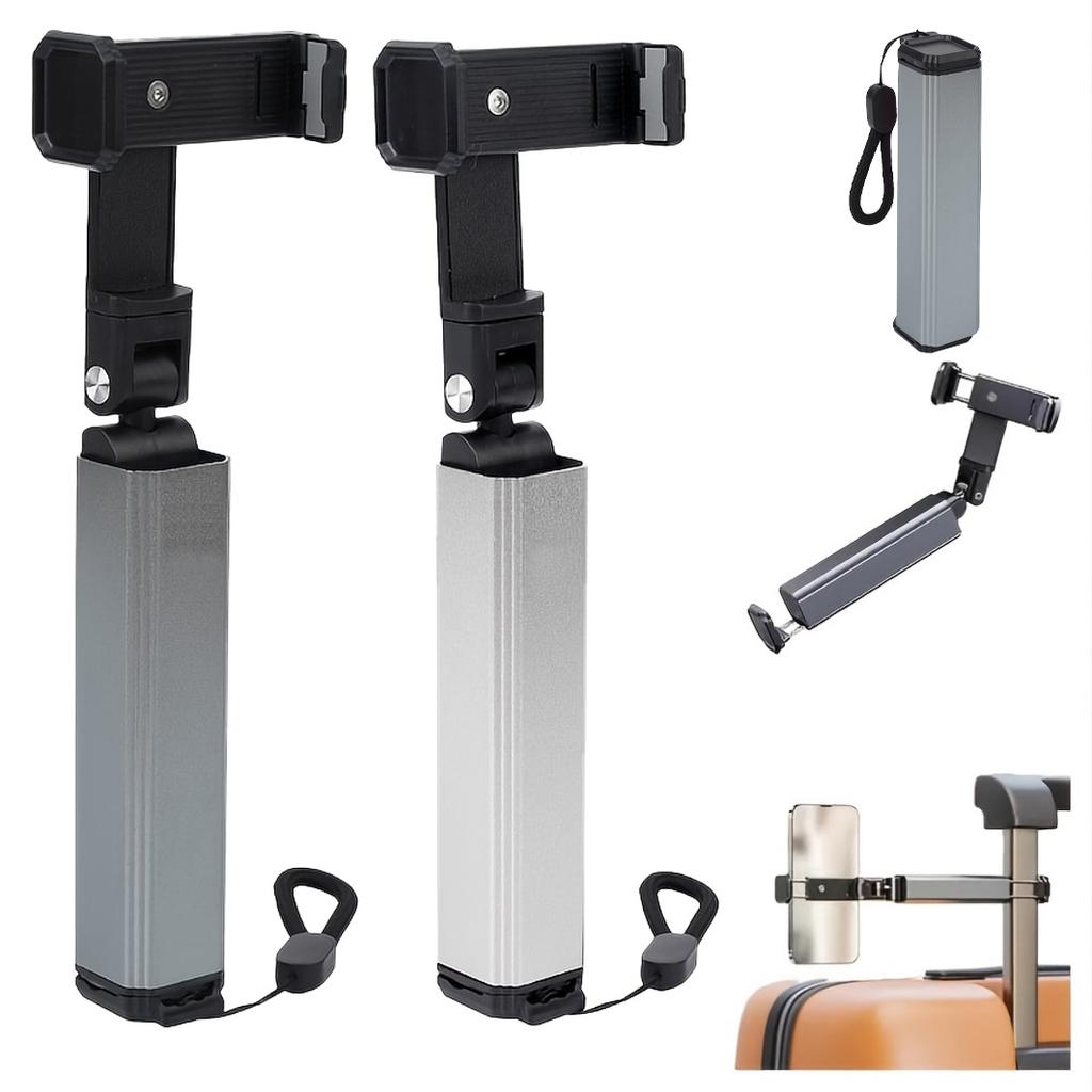 Universal Phone Holder Travel Essentials Flexible Rotation Hands-Free Airplane Phone Mount Seat Upgrade Auto Locking Phone Stand