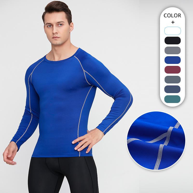 Men's Quick-Dry Breathable Long Sleeve Compression Workout Shirt