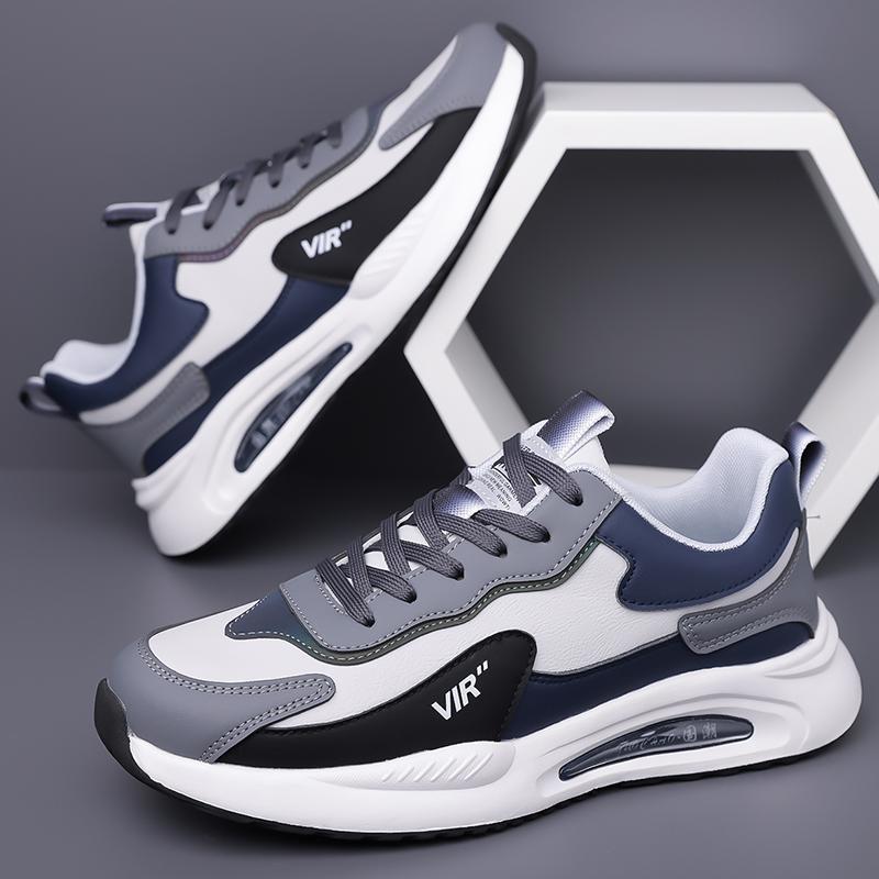 Sports Casual Shoes Men's Summer Breathable Men's Lightweight Soft Sole Non-Slip Shock-Absorbing Running Shoes