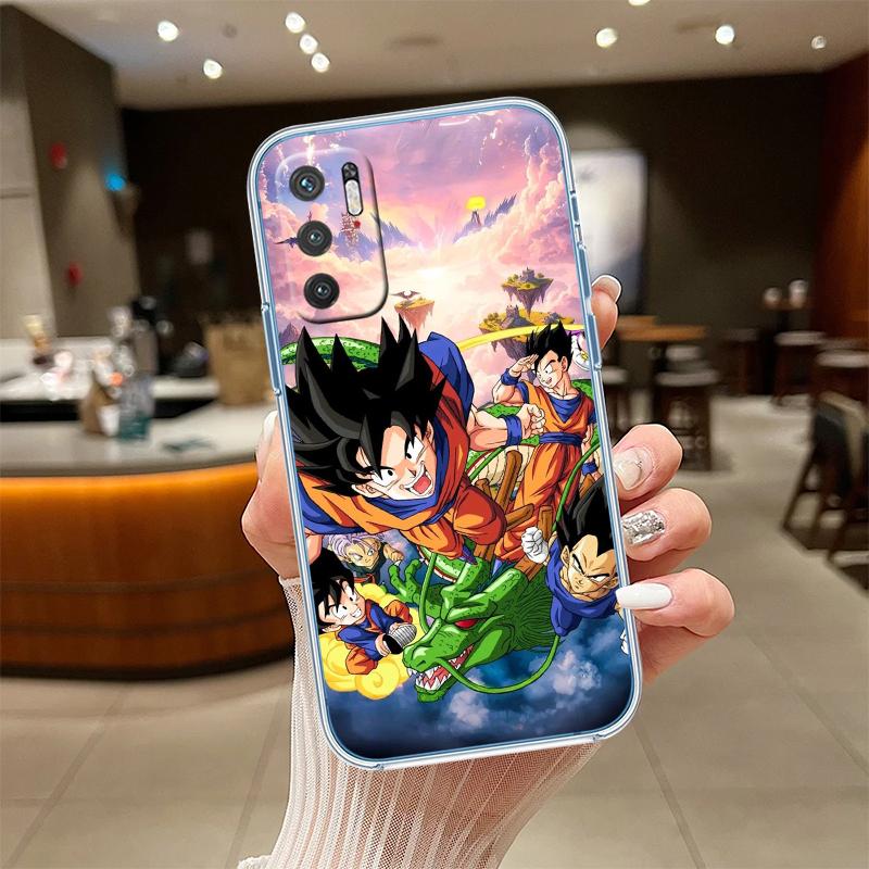 RE25 Dragon Ball Gohan Transparent Phone Case for Motorola Moto G7 G8 G9 G84 G85 G73 G24 G15 Z2 Play Power Plus