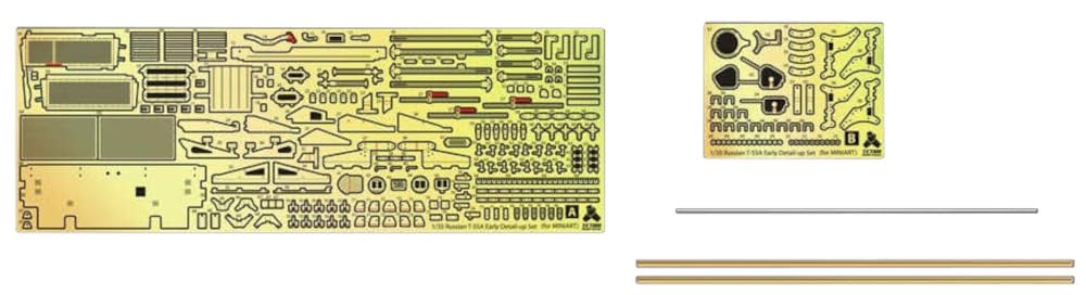 

Tetra Model Серия ME Российский танк Ранняя модель Пластиковые детали для модели ME3553 1/35 Т-55А обр.1965 (МИН)
