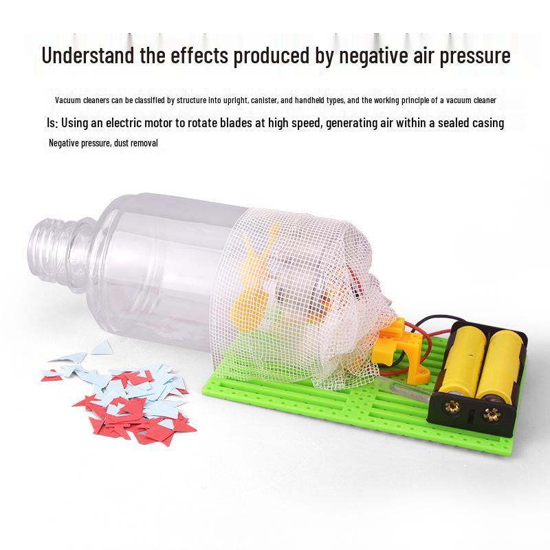 DIY Physics Model: Homemade Vacuum Cleaner Educational Toy for Kids
