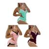 Damen Sexy 2-teiliges Pyjama-Set Ärmellos Spitze Besatz Crop Cami Top Und Shorts PJ Set Sommer Lässig Nachtwäsche Lounge Outfits