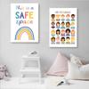 Psychische Gesundheit Psychotherapie Leinwand Gemälde Nordic Kindergarten Wand Kunst Bilder Poster Druck Für Kinder Zimmer Berater Büro Dekor